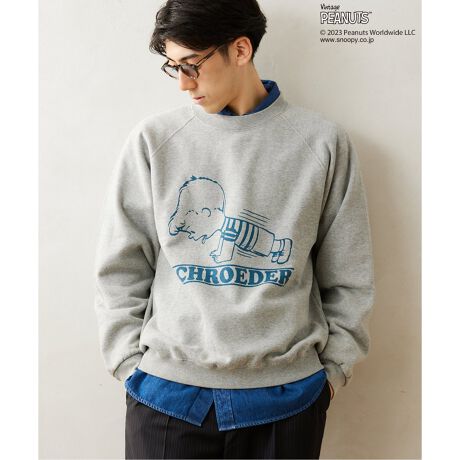 PEANUTS×SPORTS WEAR by relume】別注 クルーネックスウェット 