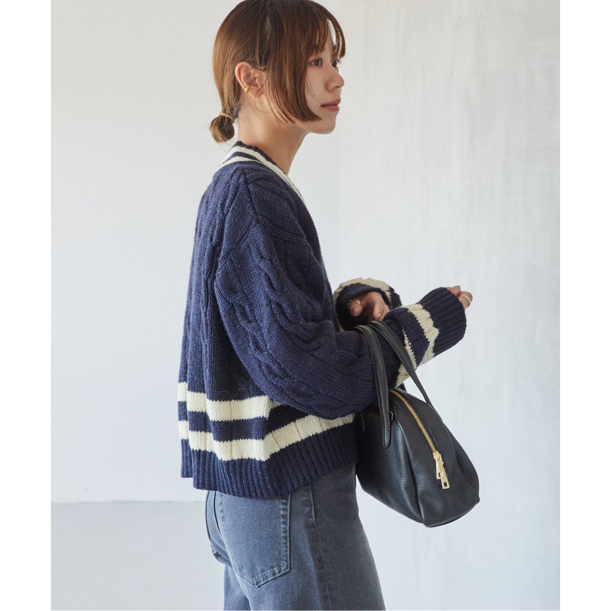 別注【Oldderby Knitwear】*RELUME Wide V/N P/O：ニット | ジャーナル