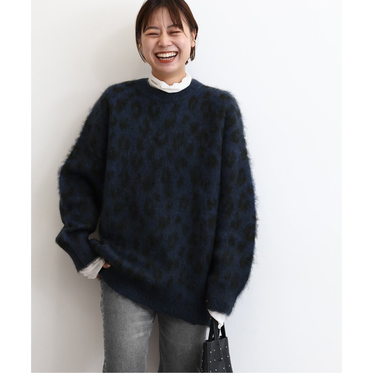 モヘヤミックスレオパードプルオーバー | ジャーナルスタンダード