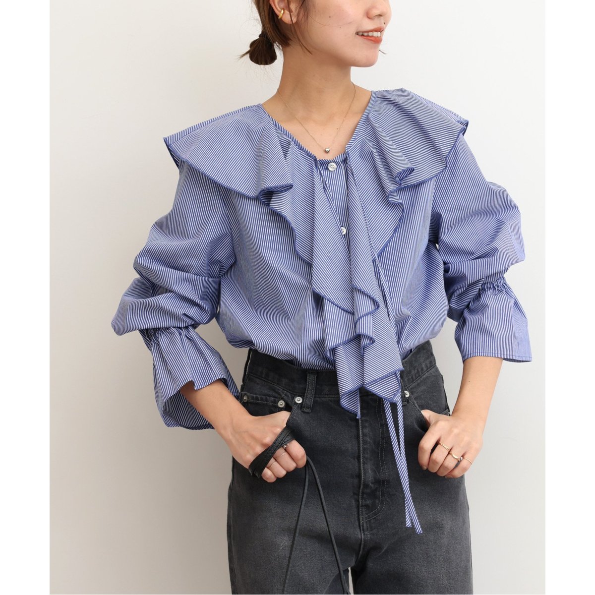 フリルカラーブラウス | ジャーナルスタンダード レリューム(JOURNAL