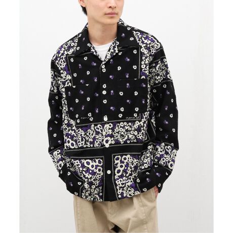 NOMA t.d. / ノーマ ティーディー】Flannel Open Collar Shirt 