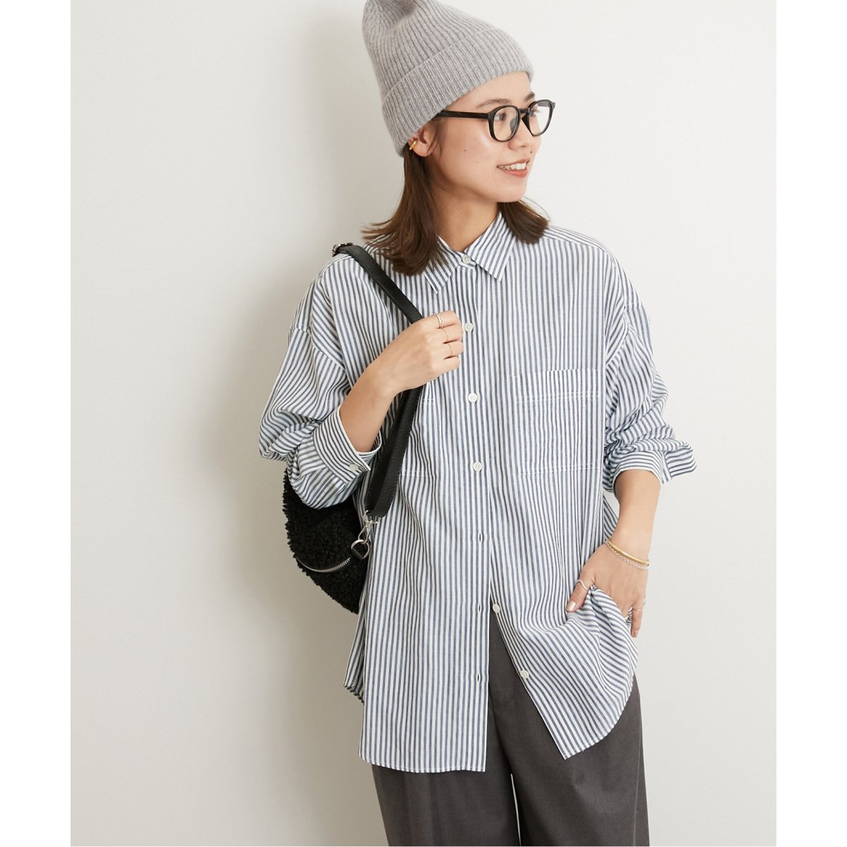 NOMA t.d. / ノーマ ティーディー】Flannel Open Collar Shirt