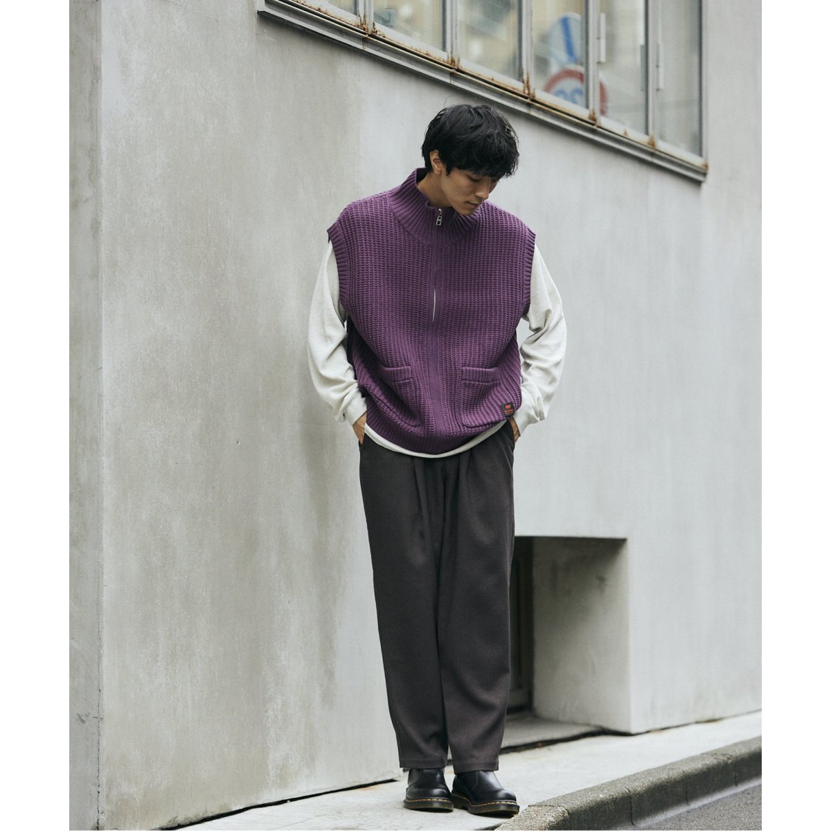 予備兵招集 IBERICO MERINO WOOL ドライバーズニットベスト alevizou.gr