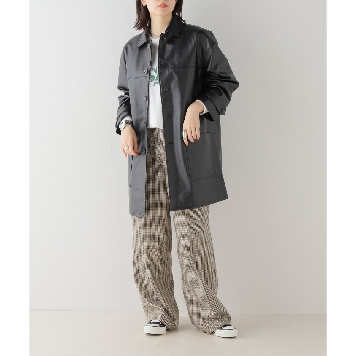 JOURNALSTANDARD　relume　シンセティックレザーカーコート JOURNAL STANDARD relume（ジャーナルスタンダード レリューム