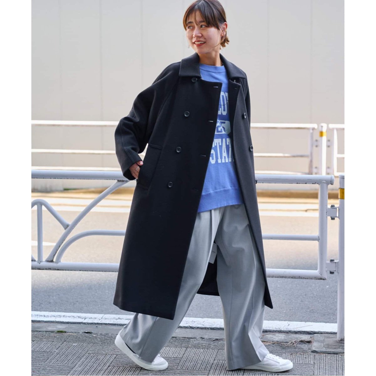 Bellandiラグランスリーブロングコート | ジャーナルスタンダード