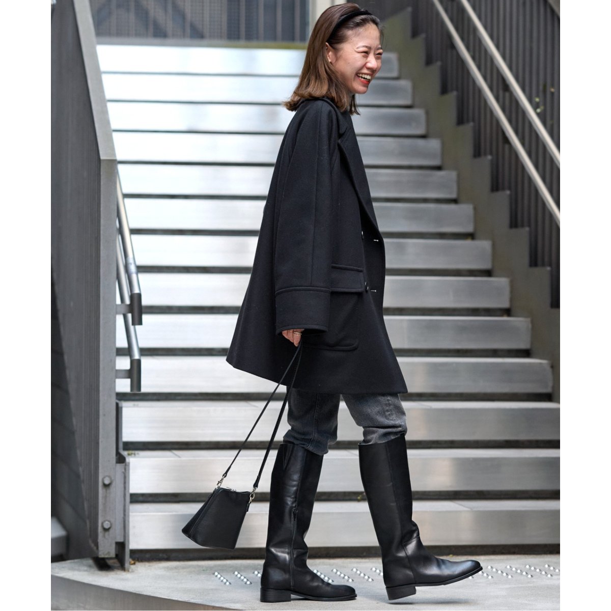 BellandiウールメルトンPコート | ジャーナルスタンダード レリューム