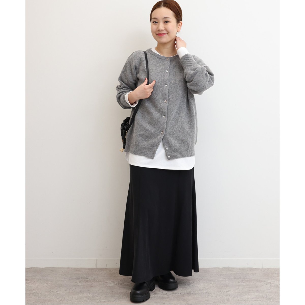あーちゃんジャーナルスタンダード　ラムナイロン天竺編み2WAYカーディガン WEB限定追加》ラムナイロン天竺編み2WAYカーディガン | ジャーナル