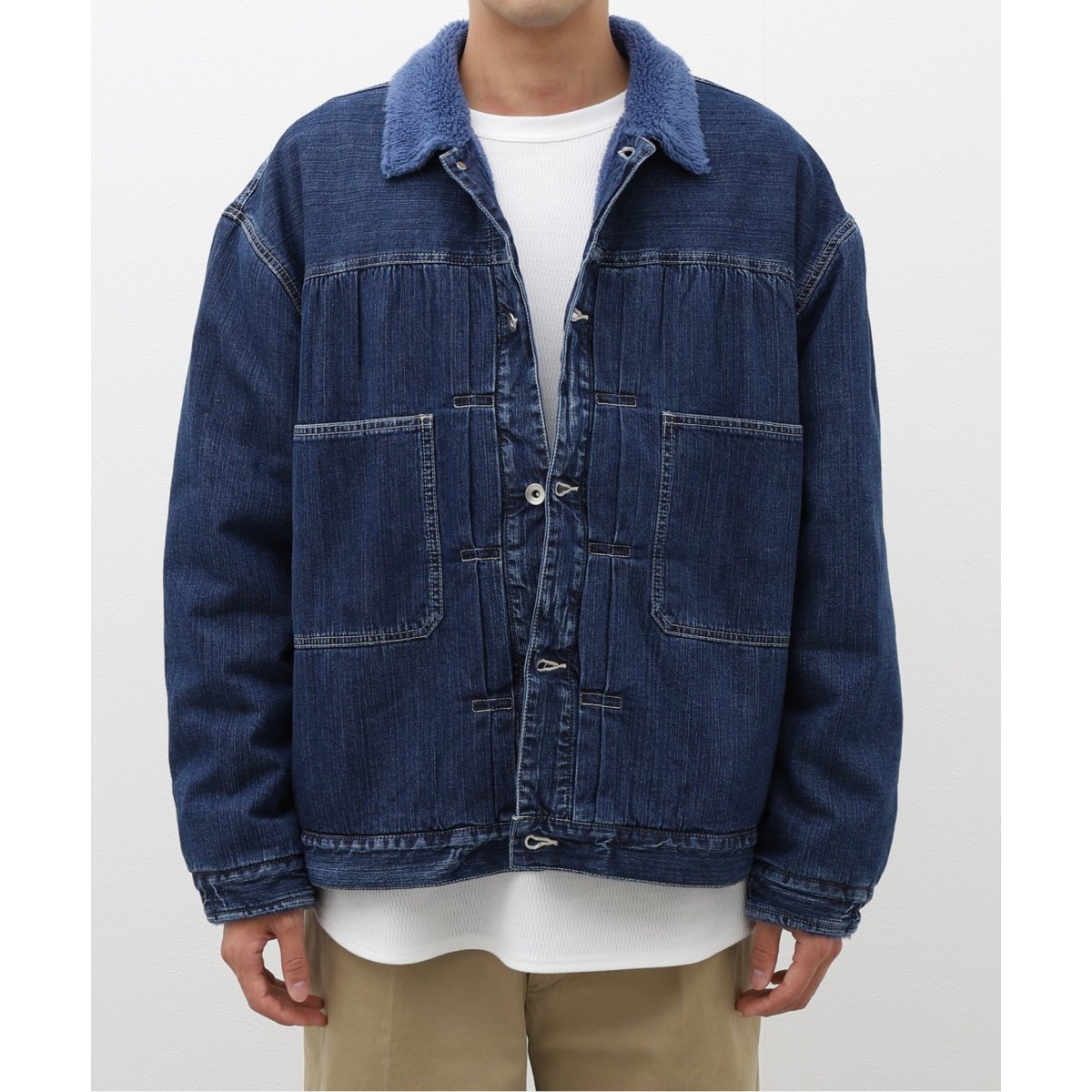 PORTER CLASSIC / ポータークラシック】STEINBECK DENIM BOA JK