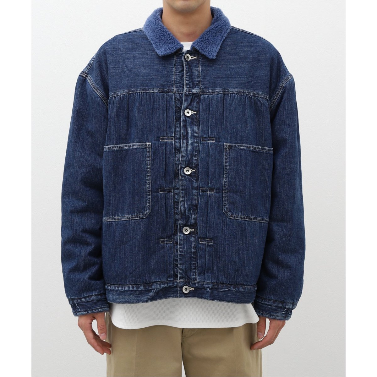 PORTER CLASSIC / ポータークラシック】STEINBECK DENIM BOA JK