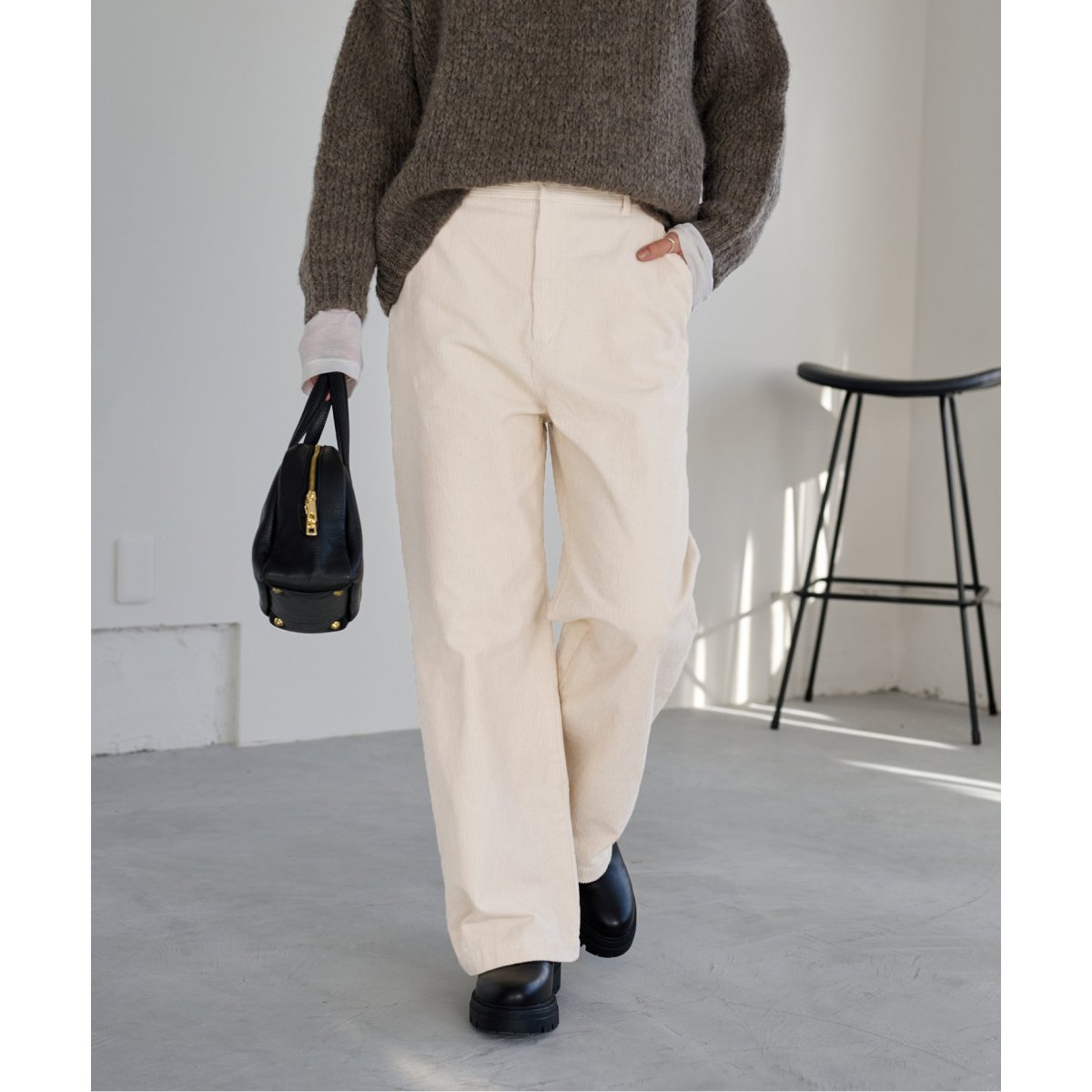 JOURNALSTANDARD relumeコットンコーデュロイストレートパンツ JOURNALSTANDARD relumeコットンコーデュロイストレートパン