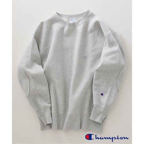 CHAMPION / チャンピオン】別注 R/W エルボーパッチスウェット 