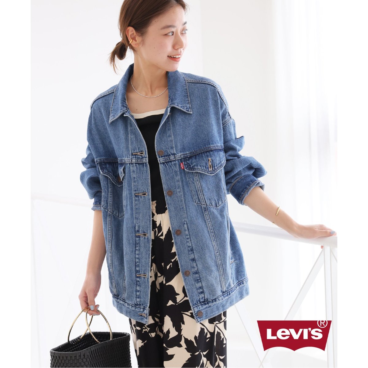 追加》【LEVI'S/リーバイス】XL WOMENS TRUCKER：デニムジャケット 