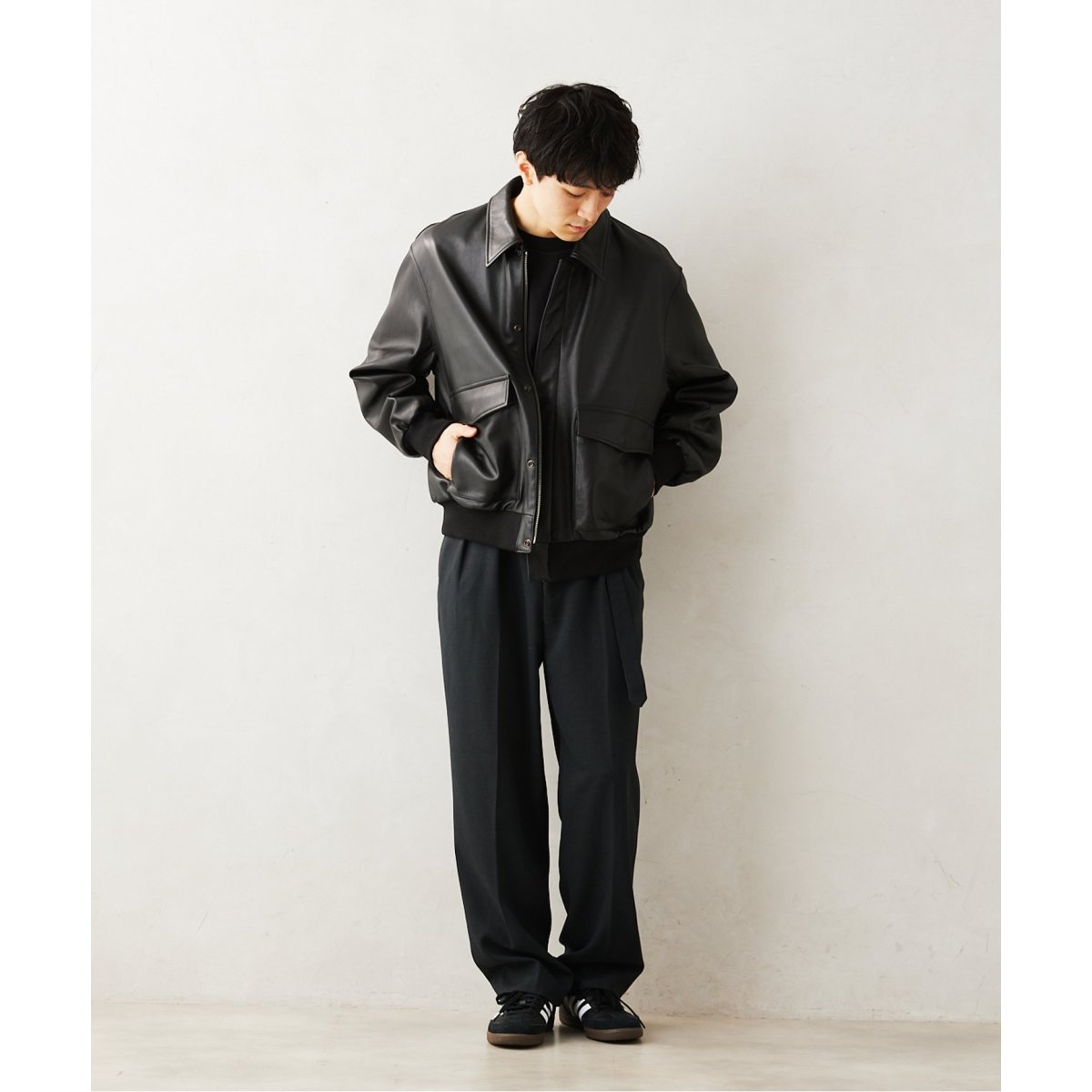 ジャーナルスタンダードrelume×SKOOKUM別注 レザージャケット A-2 追加》【SKOOKUM / スクーカム】別注 A-2 レザージャケット