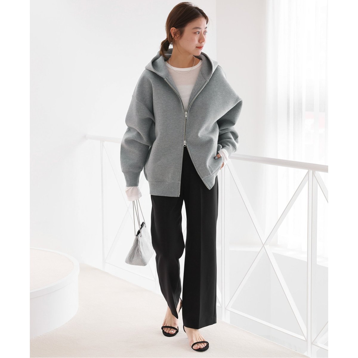 JOURNALSTANDARD　フーディブルゾン CHAMPION×JOURNAL STANDARD】by HOLIDAY REVERSE WEAVE ZIP