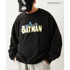 BATMAN / バットマン】別注 プリントクルーネックスウェット 