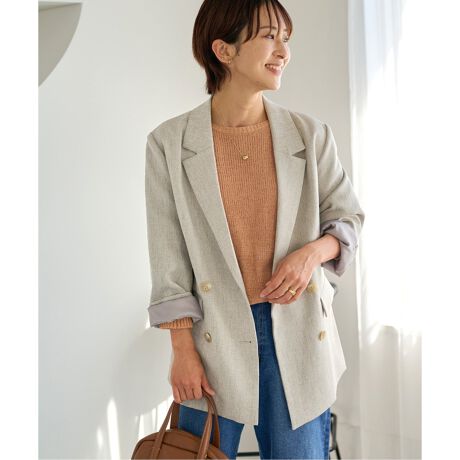 JOURNAL STANDARD relume」 ツイードジャケット FREE ベージュ 