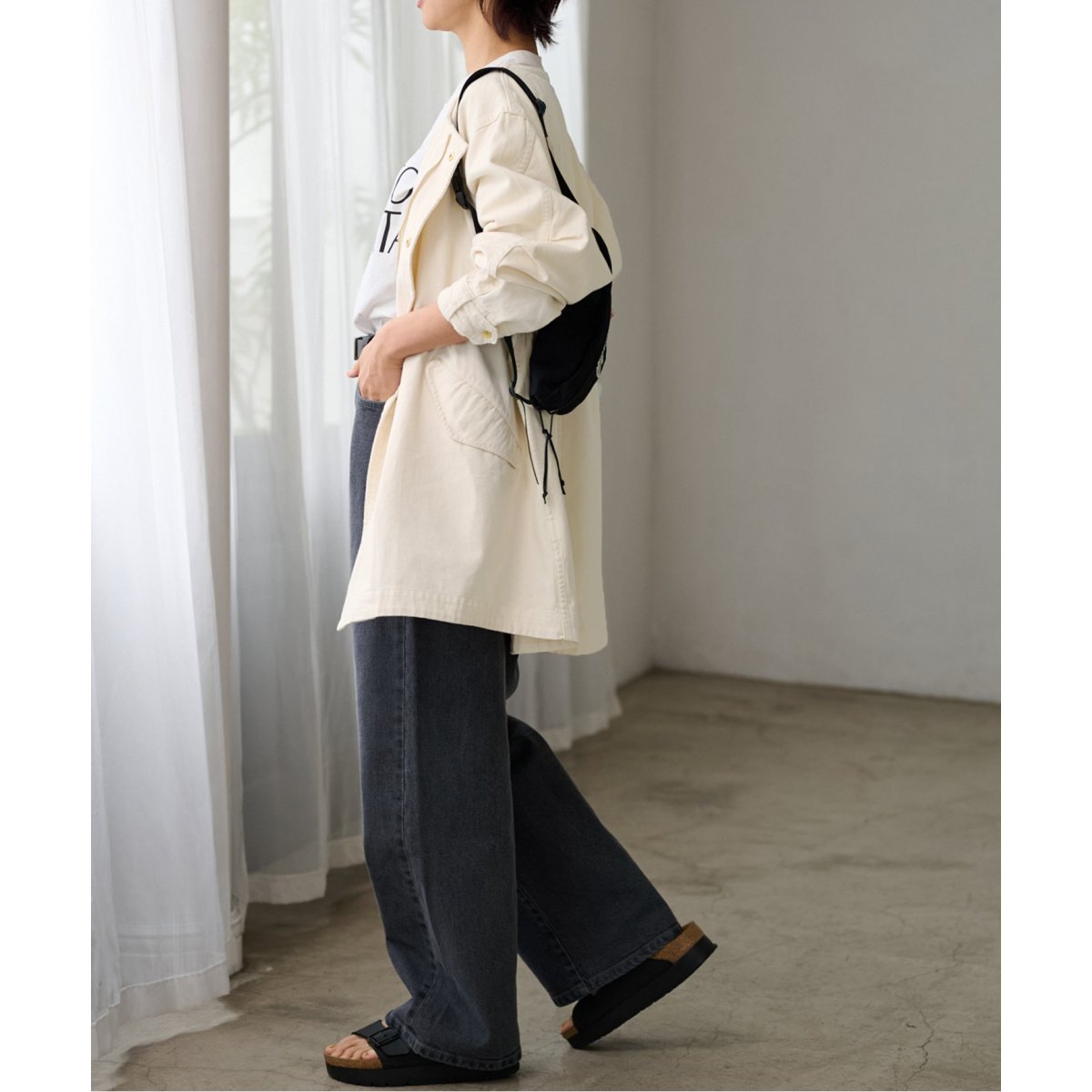 コットンツイルノーカラーモッズ | ジャーナルスタンダード レリューム