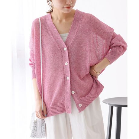 PEリネンルーズVカーディガン | ジャーナルスタンダード レリューム  