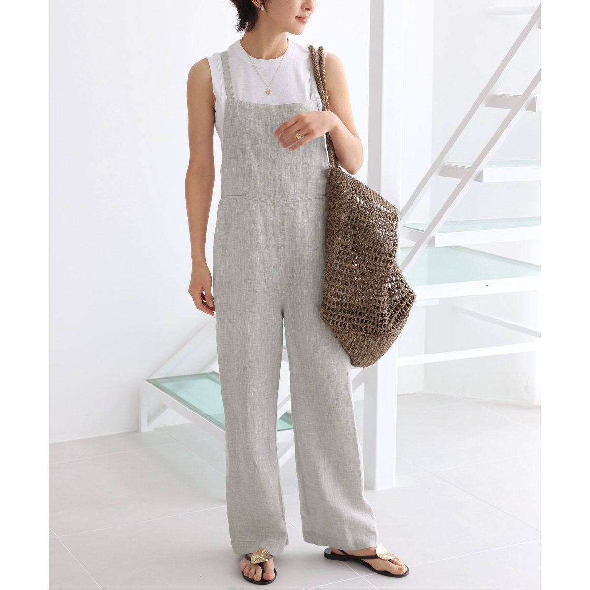JOURNALSTANDARD relume No.14フレンチリネンサロペット No.14フレンチリネンサロペット | ジャーナルスタンダード