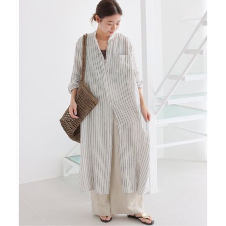 No.66フレンチリネンフレアワンピース | ジャーナルスタンダード  