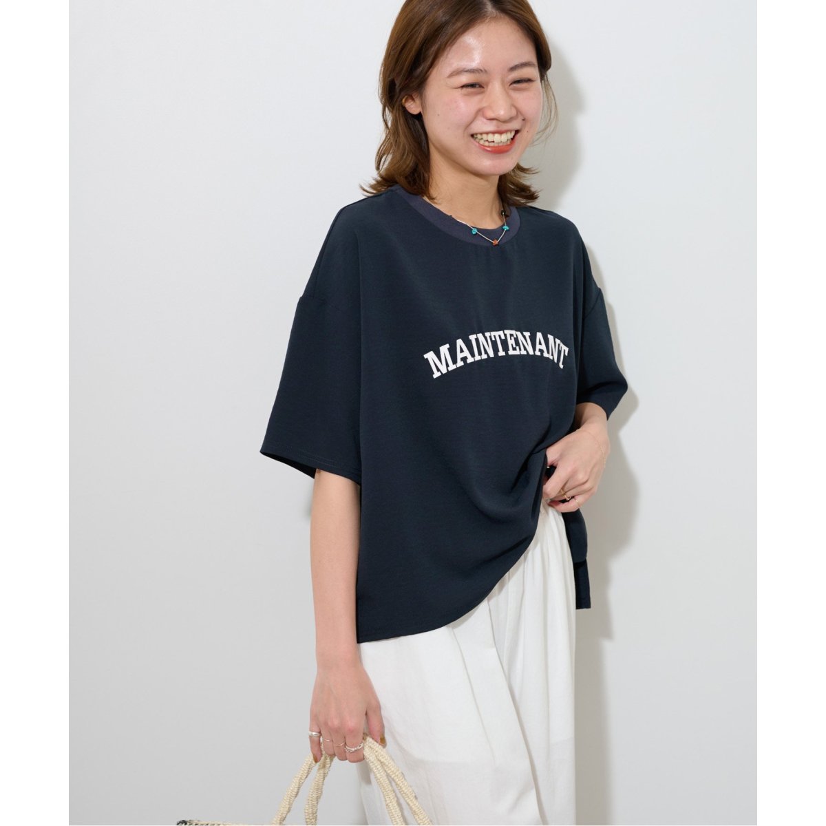 2WAYジョーゼットロゴTEE | ジャーナルスタンダード レリューム