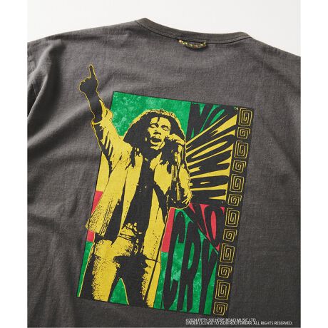 BOB MARLEY / ボブ・マーリー 別注 フェードプリントTシャツ 