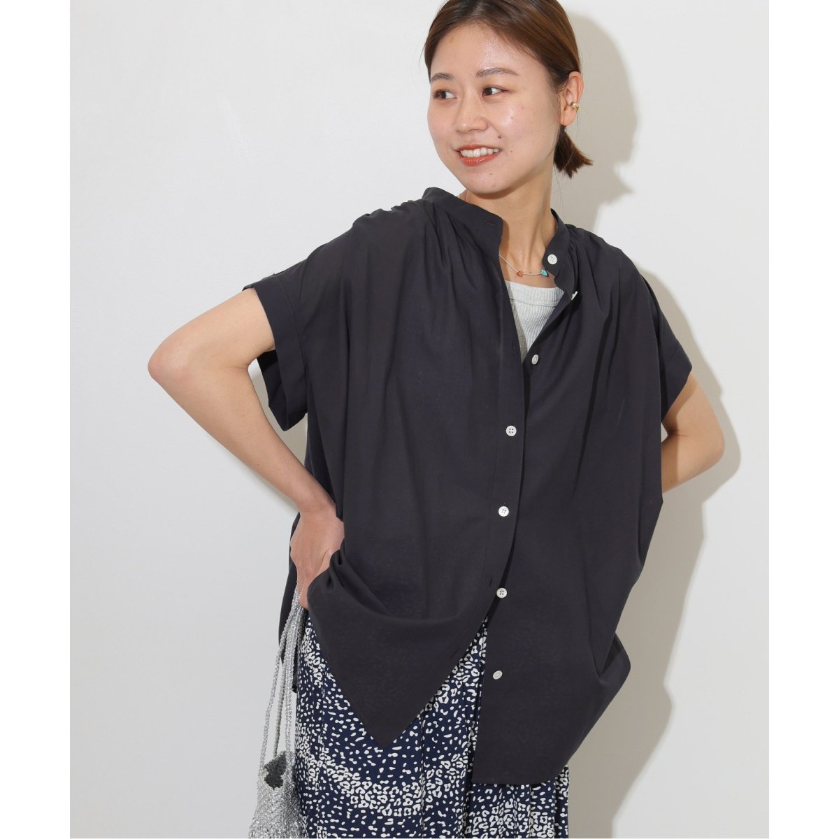 JOURNAL STANDARD relume コットンローンギャザーブラウス コットンローンギャザーブラウス | ジャーナルスタンダード