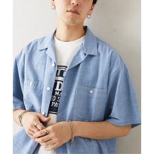 PAYDAY / ペイデイ 別注 シャンブレーオープンカラーシャツ 