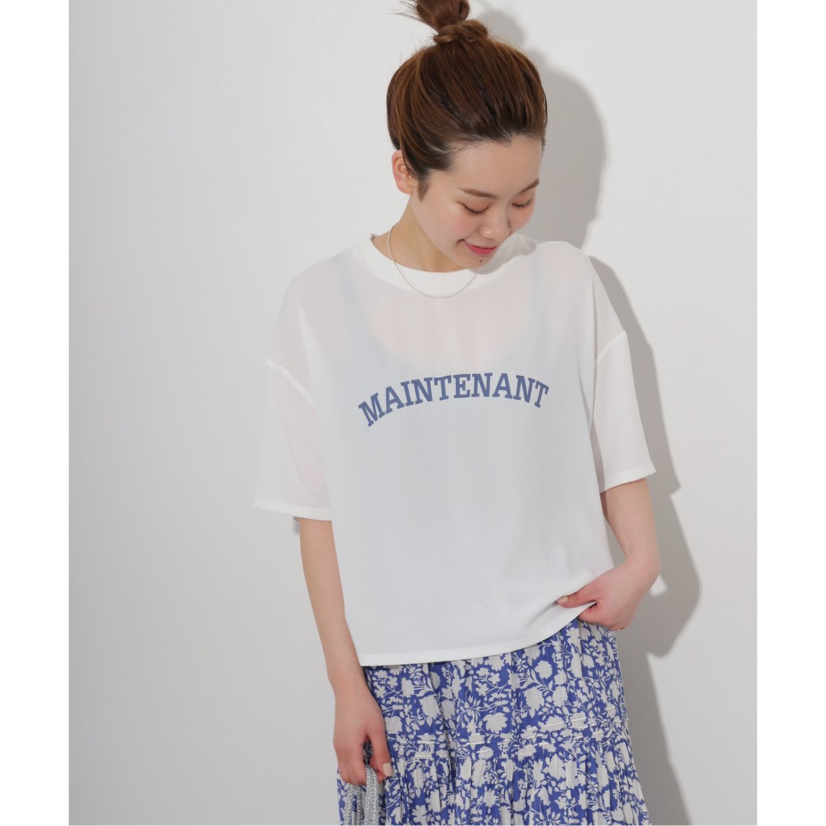 JOURNAL STANDARDレリューム 2WAYジョーゼットロゴTEE 追加》2WAYジョーゼットロゴTEE | ジャーナルスタンダード