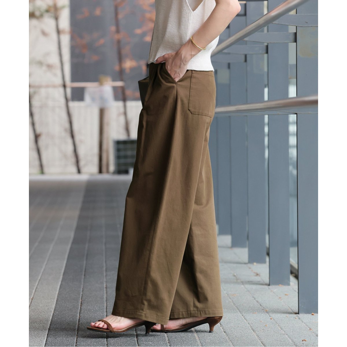 ☆即完売！タグ付き☆ジャーナルスタンダードレリューム　チノタックカーブパンツ　М チノタックカーブパンツ | ジャーナルスタンダード レリューム