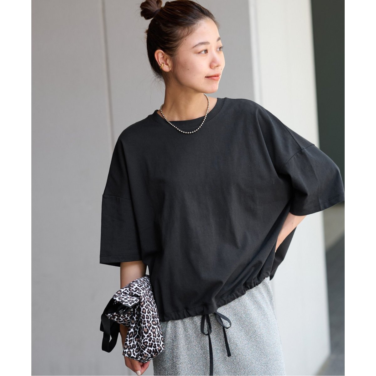 ギャザーヘムショートスリーブTシャツ | ジャーナルスタンダード