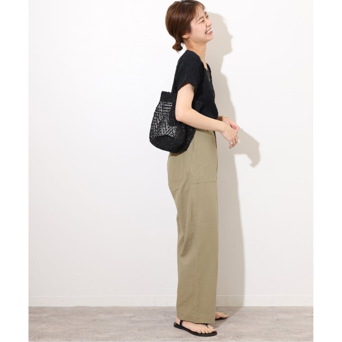 JOURNALSTANDARD relume コットンリネンツイルベイカーパンツ 追加》コットンリネンツイルベイカーパンツ（カーゴパンツ