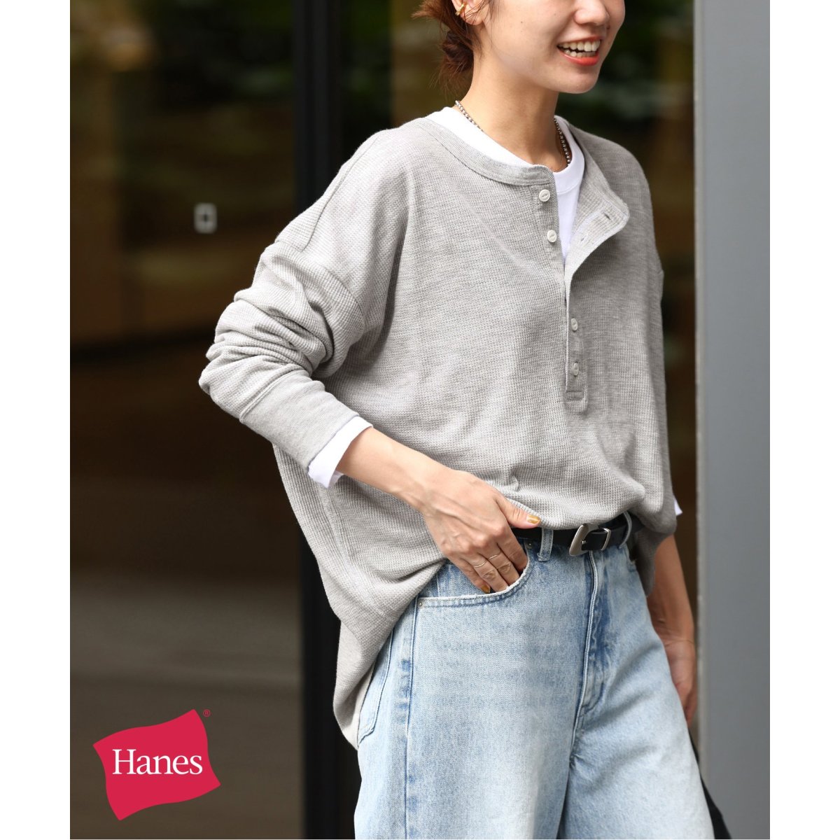 2枚セット》【Hanes / ヘインズ】*RELUME別注カットソー 2枚セット》【Hanes / ヘインズ】*RELUME別注カットソー