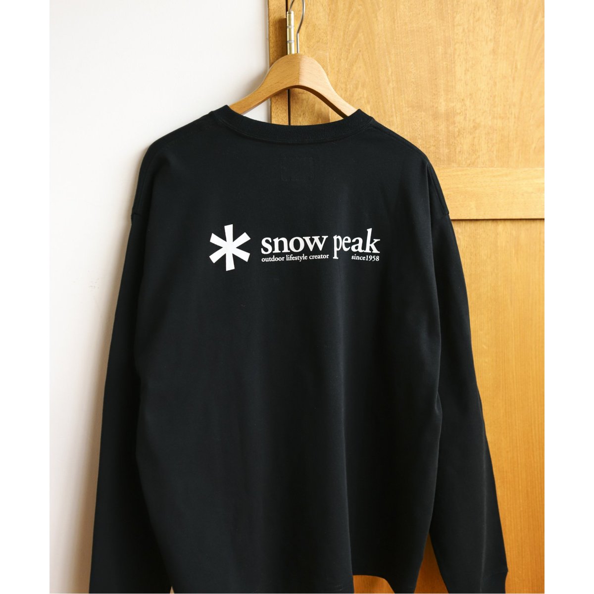 SNOWPEAK / スノーピーク 別注 ロゴプリント ロングスリーブT
