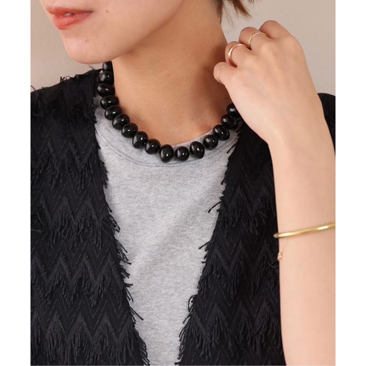 BEN-AMUN/ベンアムン】 ブラックバングル