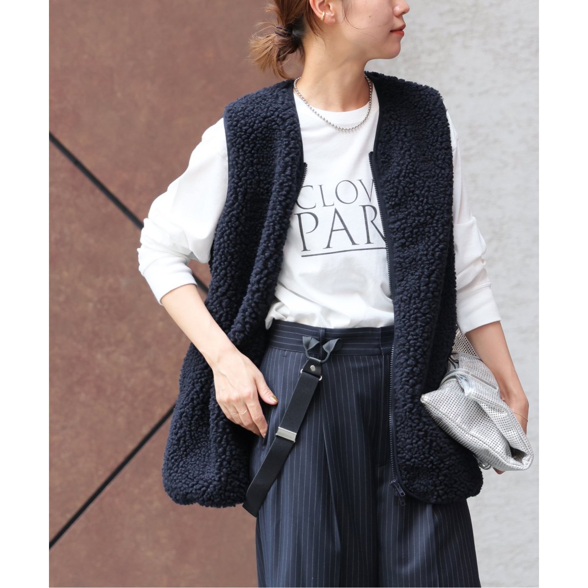 別注【Champion/チャンピオン】*RELUME BOA FLEECE VEST：ベスト