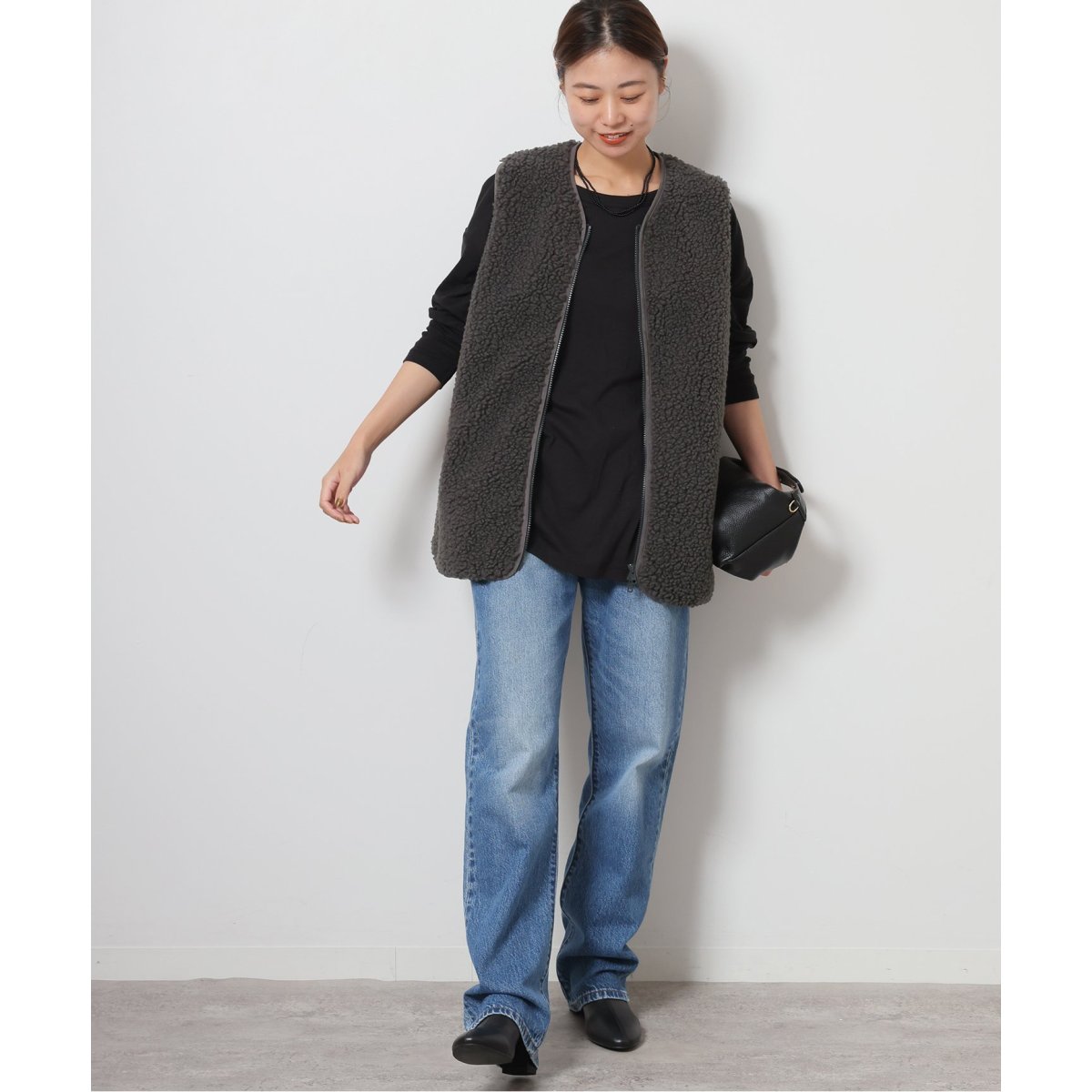 ジャーナルスタンダードrelume 別注チャンピオンボアベスト 追加》別注【Champion/チャンピオン】ボアフリースベスト（ベスト