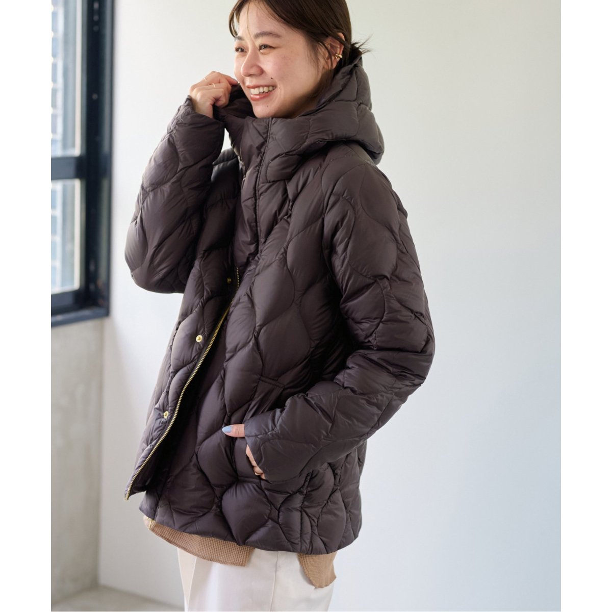 別注【TAION / タイオン】ヘチマキルトフードダウン | ジャーナル