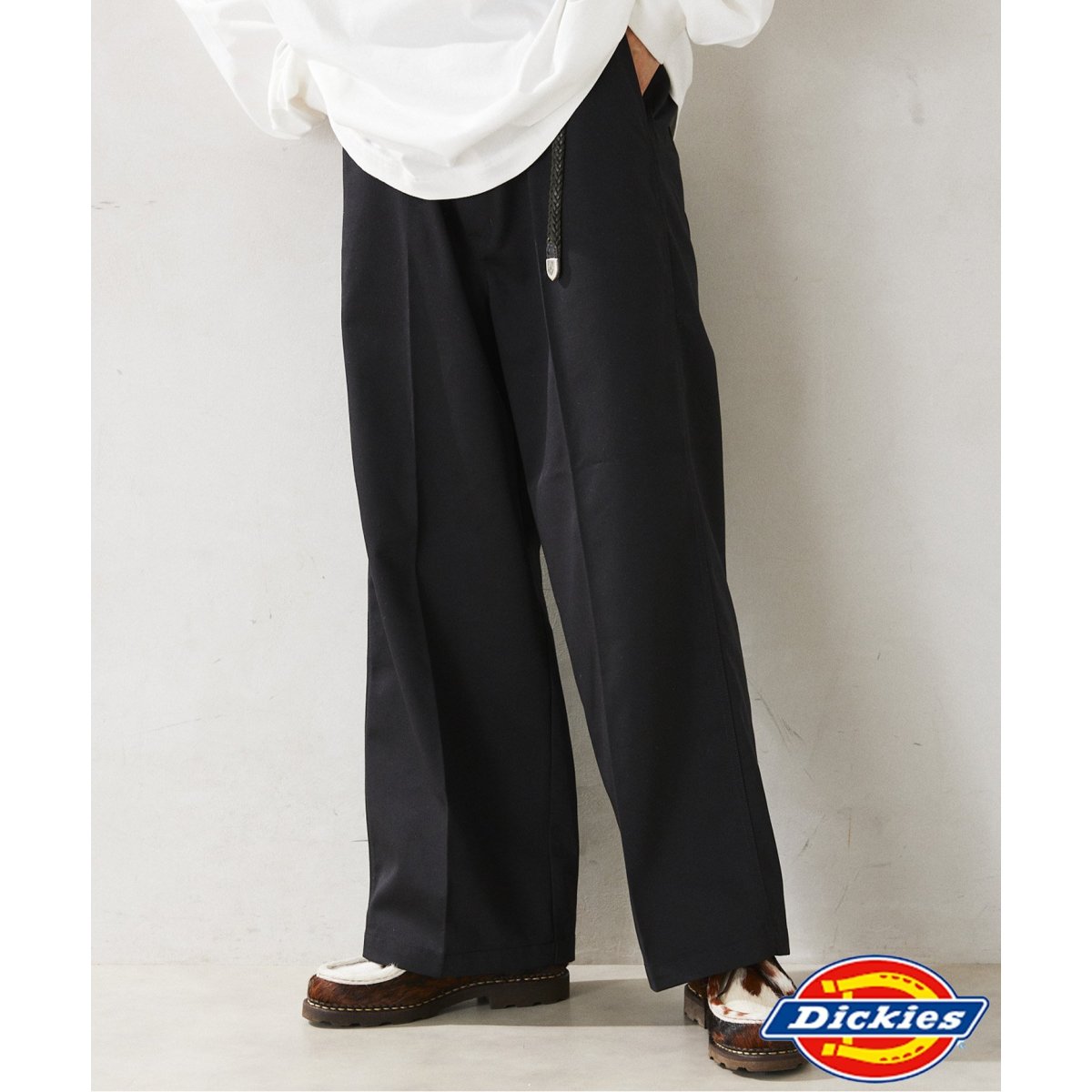DICKIES / ディッキーズ 別注 シンチバック ワイドワークパンツ