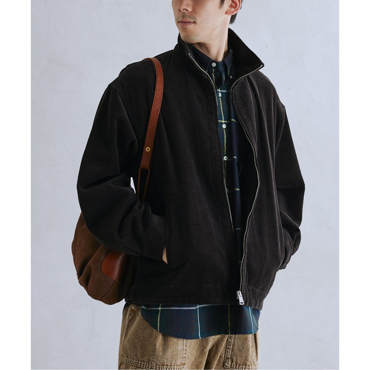 AMERICAN コーデュロイスタンドブルゾン AMERICAN コーデュロイスタンドブルゾン by COTTON USA