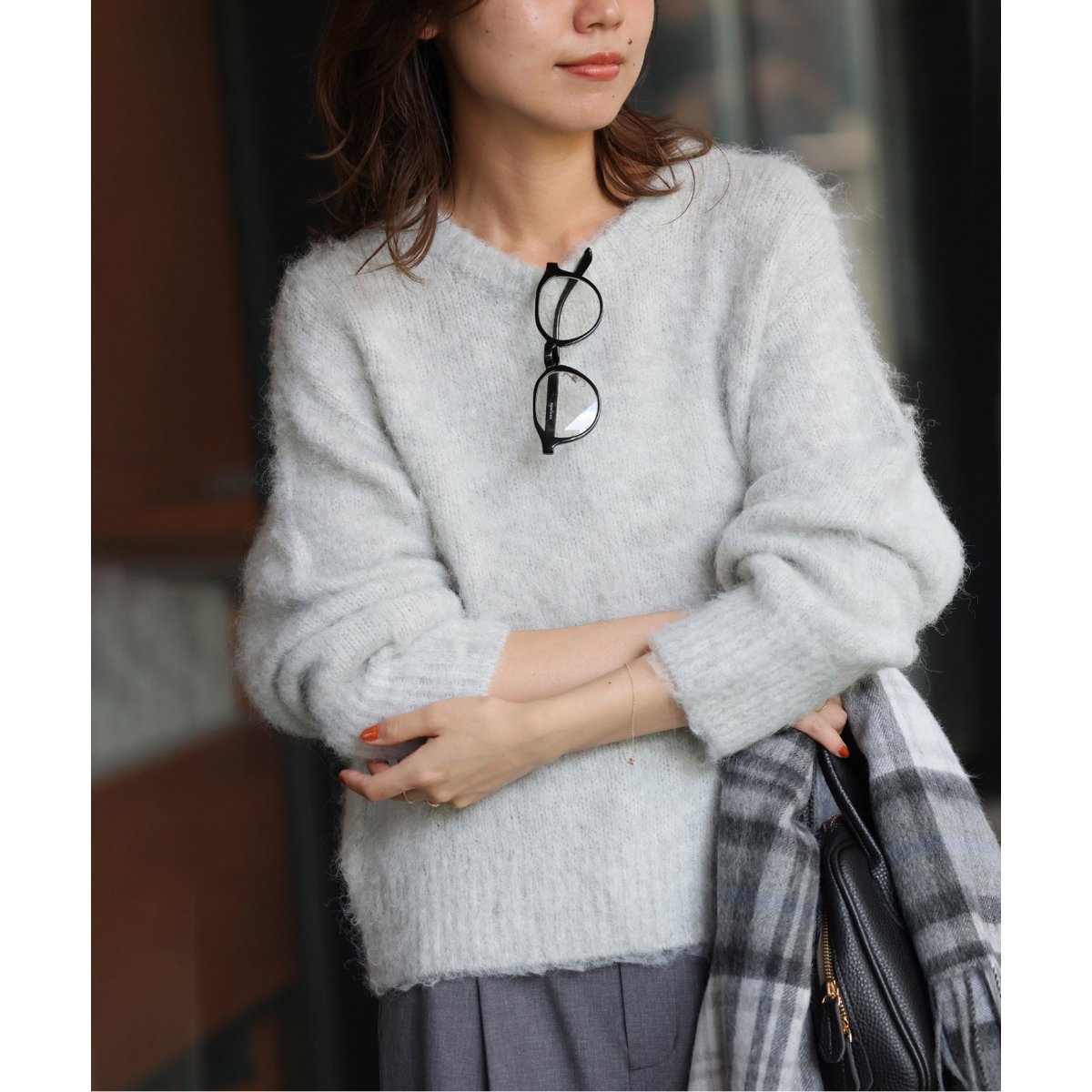 JOURNAL STANDARD シャギークルーネックプルオーバー ShaggyFluffyクルーネックプルオーバー | ジャーナル