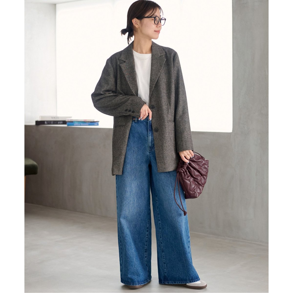 REWOOLミックスシングルジャケット | ジャーナルスタンダード