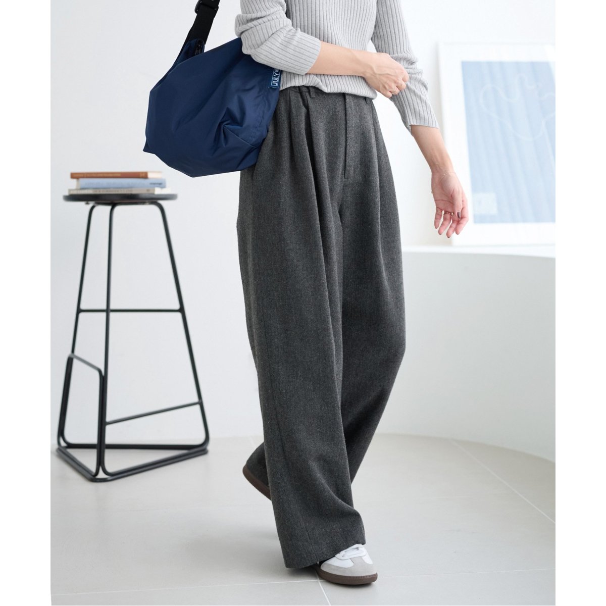 ジャーナルスタンダード レリューム ／ ヘリンボンタック ストレートパンツ 38 ヘリンボンタックストレートパンツ | ジャーナルスタンダード