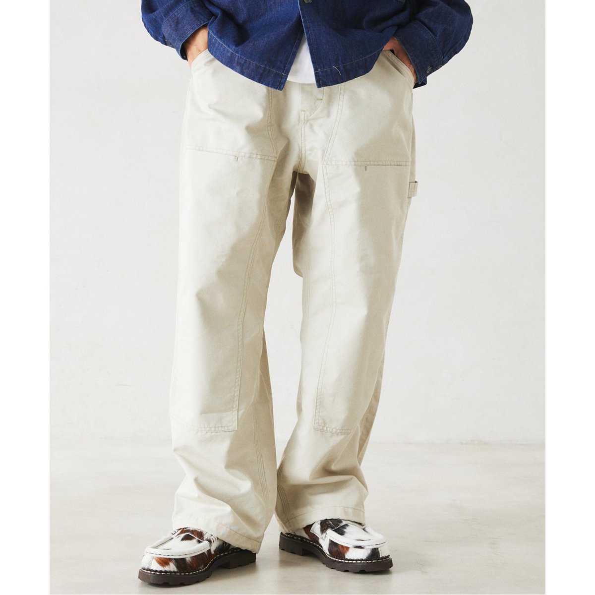 フィルザビル ダブルニーペインターパンツ 綿 L~XL相当 2024 新品未使用 フィルザビル ダブルニーペインターパンツ 綿 L~XL相当 2024