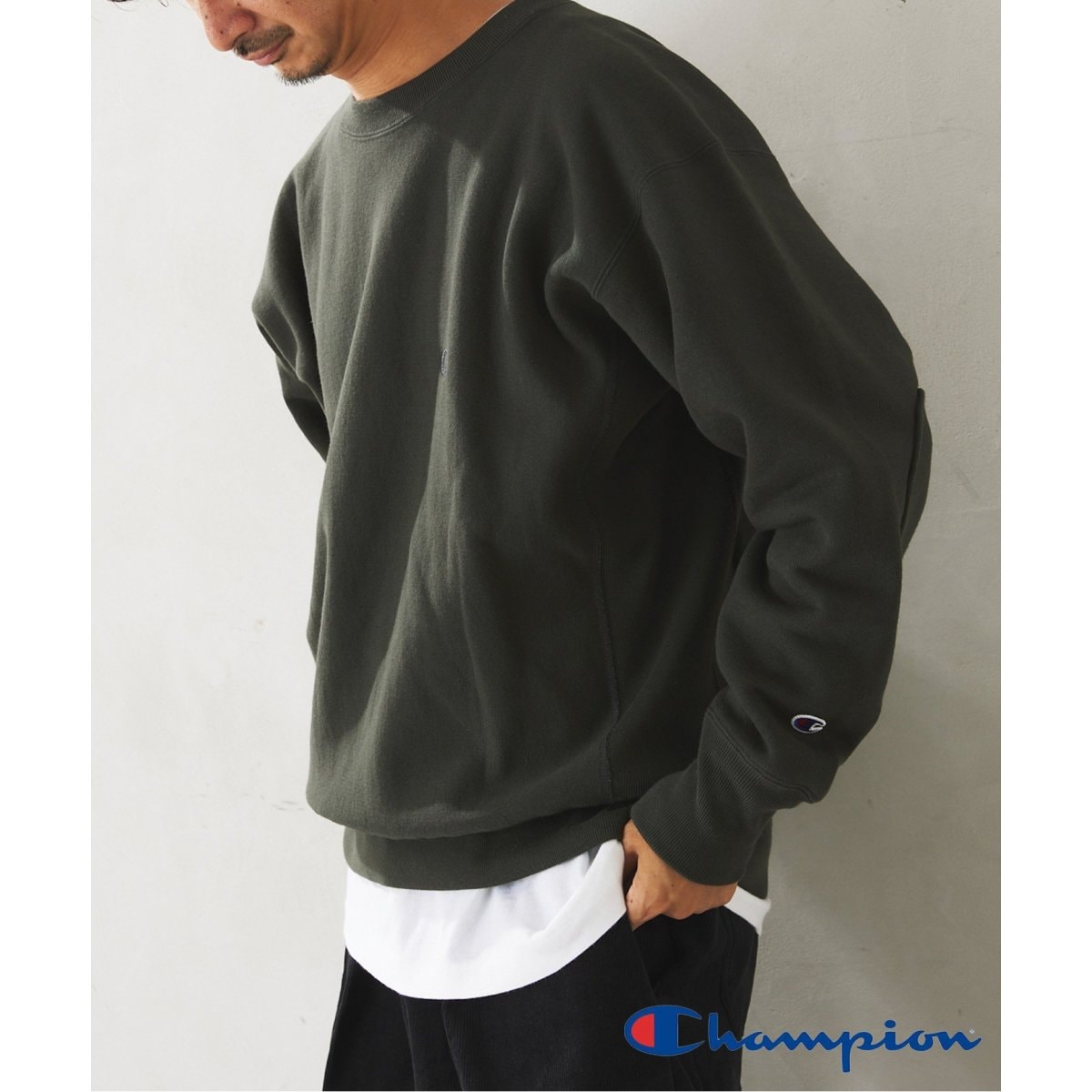 CHAMPION / チャンピオン 別注 R/W 刺繍スプラッシュ スウェット
