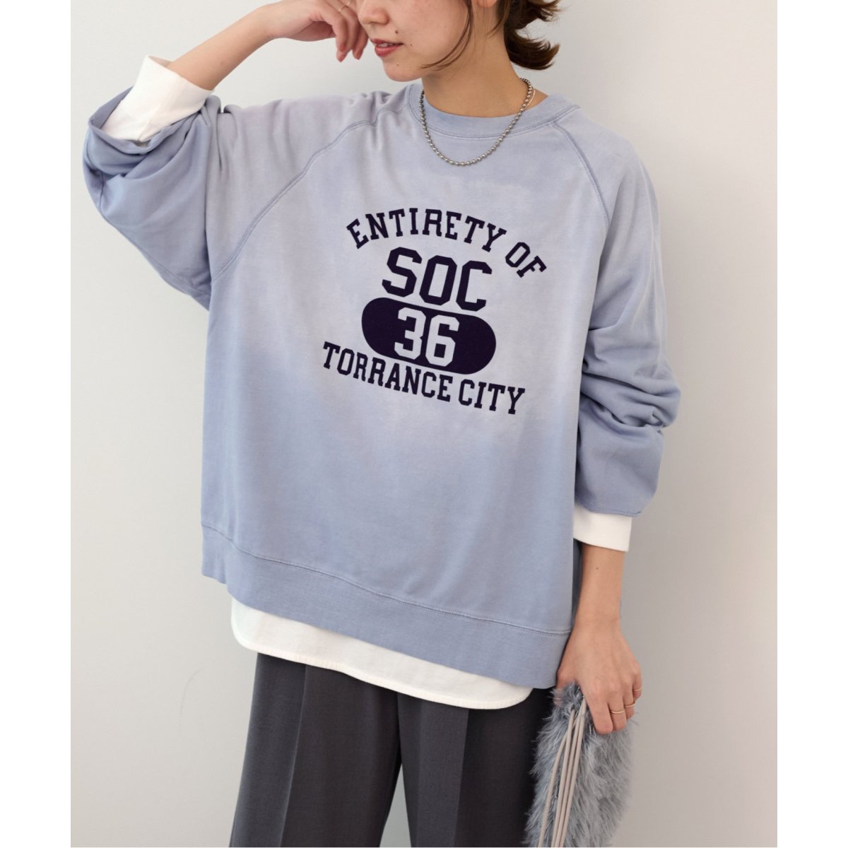 新品未使用　relumeラグランハーフスリーブスウェット　別注 別注【GULFCOAST SPORTSWEAR】*relumeラグランハーフスリーブ