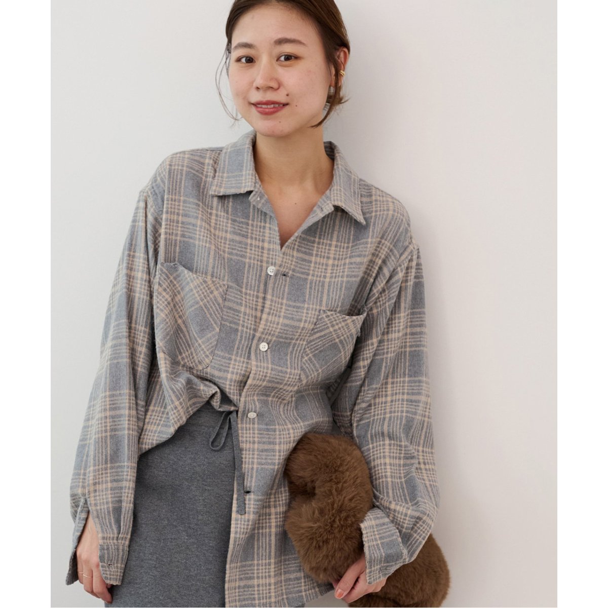〈週末価格〉定価 ¥16,500 UNITEDTOKYO ダブルクロスシャツ UNITED TOKYO（ユナイテッドトウキョウ）の「【OnE】ダブル