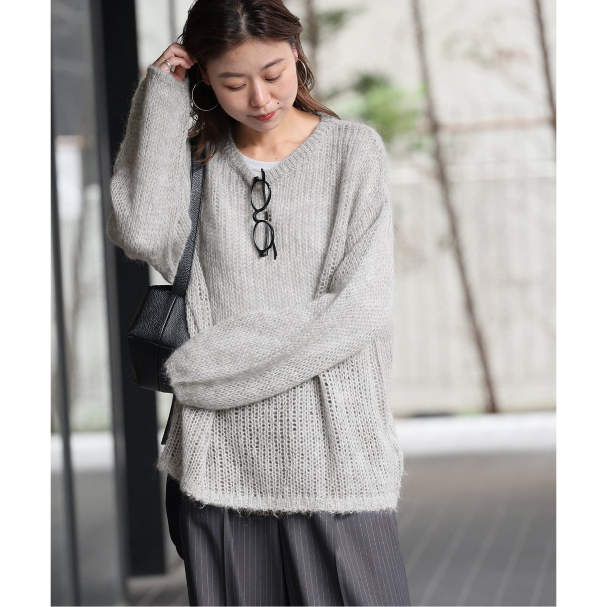 シアーモヘヤミックスビッグプルオーバー | ジャーナルスタンダード