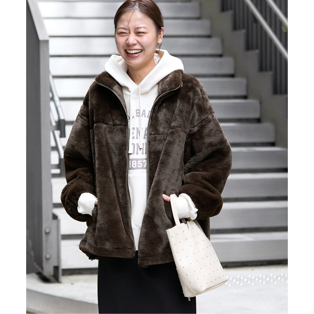ダブルスタンダード　ムートンコート　ブラウン DOUBLE STANDARD CLOTHING（ムートンコート）のフリマアイテム一覧