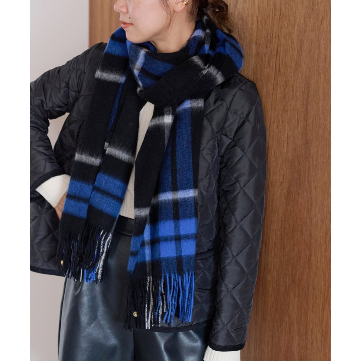 追加2》【TWEEDMILL/ツイードミル】チェックストール | ジャーナル